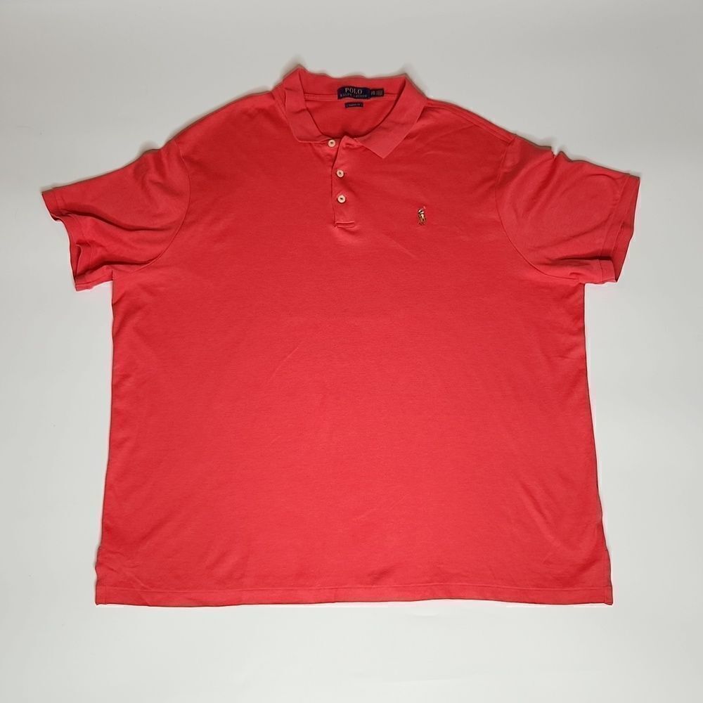 Ralph Lauren Polo Big & Tall soft Cotton Classic Fit Polo shirt 2XL XXL